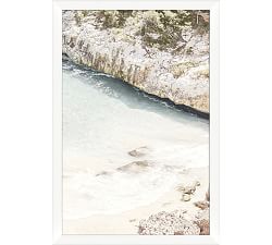 Seaside Sun Framed Print