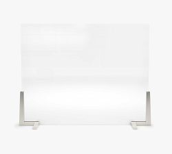 Axton Glass Single Panel Fireplace Screen