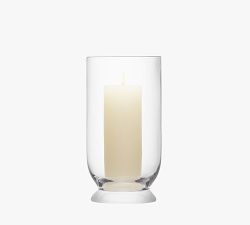 Dani Glass Hurricane Candle Holder