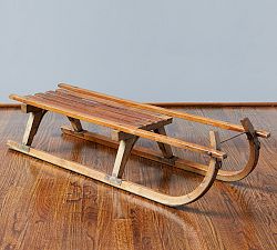 Found Wooden Sled