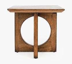 Star Square Reclaimed Wood End Table