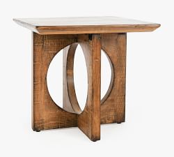 Star Square Reclaimed Wood End Table