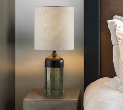 Stephe Glass Table Lamp (17&quot;- 23&quot;)