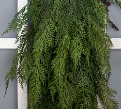 Faux Cedar Twig Garland, Set of 2