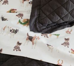 Festive Dog Organic Cotton Sheet Set