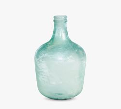 Frosted Recycled Glass Demijohn Vase