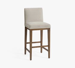 Jake Armless Upholstered Stool