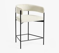Maison Barrel Back Upholstered Counter Stool