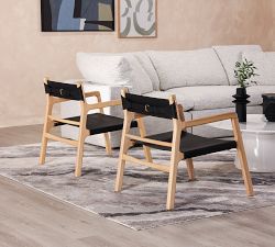 Carina Leather Accent Chair