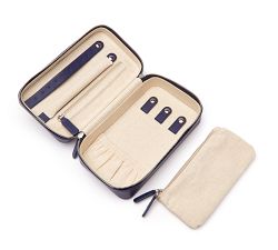 Ella Vegan Leather Travel Jewelry Case - Medium