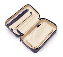 Ella Vegan Leather Travel Jewelry Case - Medium