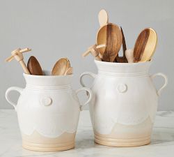 Handthrown Ceramic Utensil Holder