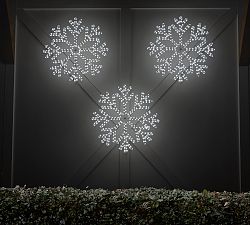 Lit LED 40 Point Snowflake