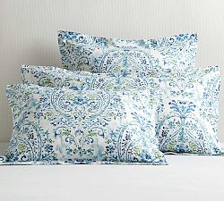 Naomi Paisley Cotton Linen Blend Sham