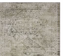 Open Box: Jade Printed Handwoven Rug