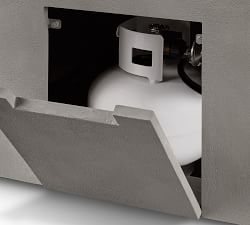 Arbor Concrete 40&quot; Square Propane Fire Pit Table