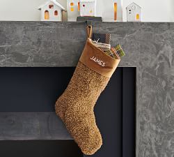 Cozy Teddy Faux Fur  Stockings