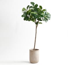 Faux Potted Fiddle Leaf Fig Tree