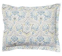 Jessie Scroll Organic Percale Sham