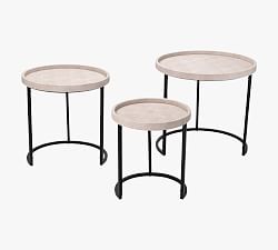 Nina Round Accent Tables - Set of 3 (16&quot;-23.5&quot;)