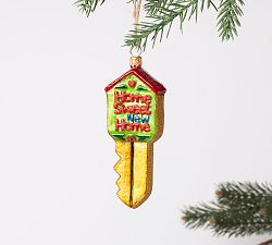 Handmade Heirloom New Home Key Ornament