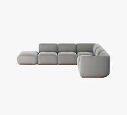 Mila 5-Piece Grand Sectional with Ottoman