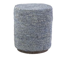 Raffia Round Accent Stool
