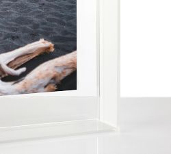 Acrylic Floating Frame with Frosted Sides