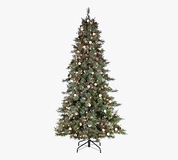 Lit Arcadia Fir Faux Christmas Tree - 7.5 Ft.