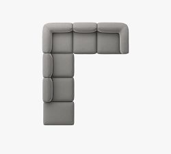 Mila 5-Piece Grand Sectional with Ottoman