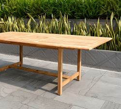 Nassau 9-Piece Teak Rectangular Dining Table with Sinclair Dining Armchair Set