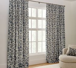 Open Box: Evalina Floral Printed Curtain