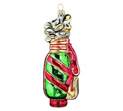 Handmade Heirloom Holiday Golf Bag Ornament