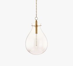 Mayla LED Glass Pendant (8&quot;-18&quot;)