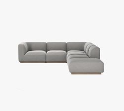 Mila 5-Piece Grand Sectional with Ottoman