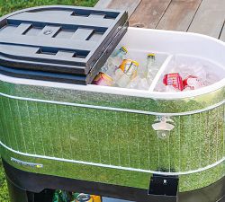 Rolling Galvanized Steel Cooler