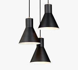 Rusty Metal 3-Light Pendant (15")