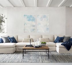 Among The Clouds Framed Canvas