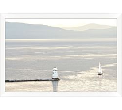 Coastal Beacon Framed Print