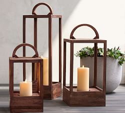 Decker Mango Wood Lantern Collection