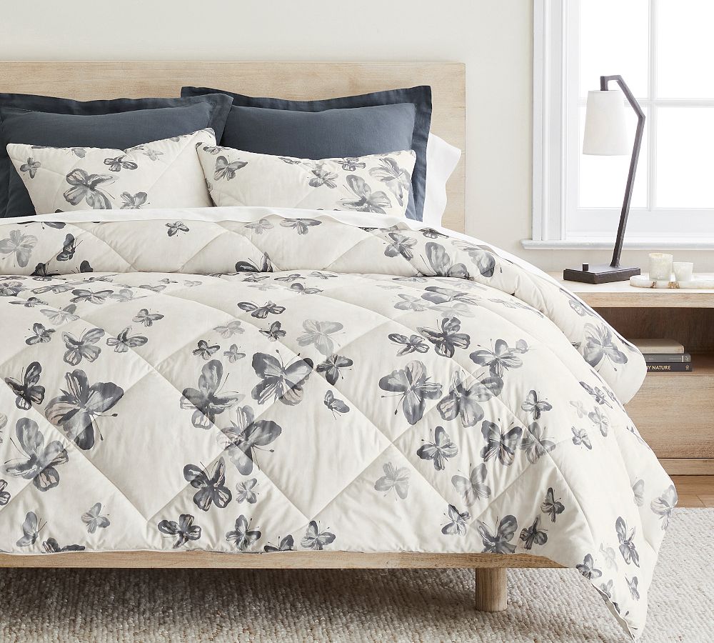 Butterfly Kisses Percale Comforter - Full/Queen