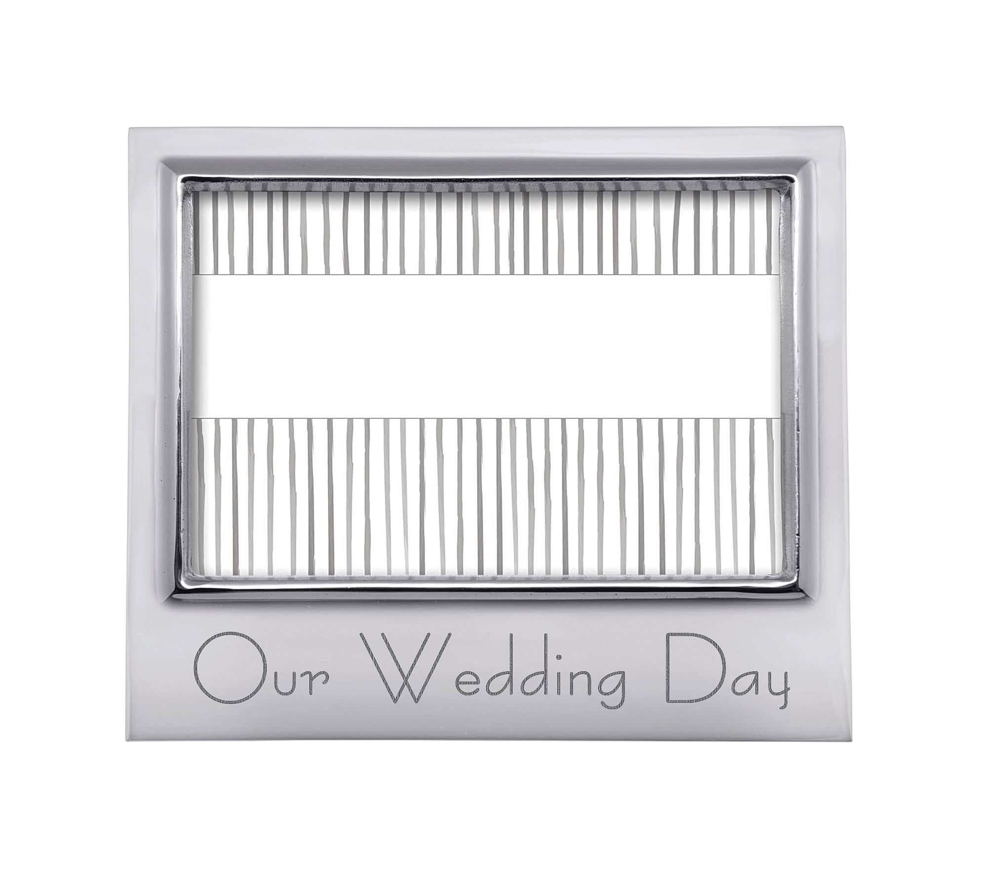 Wedding Day Signature Metal Picture Frames