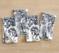 Brandon Maxwell Groveland Toile Napkins - Set of 4