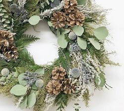 Handcrafted Dried Quail Brush and Pinecone Indoor/Outdoor Botanicals