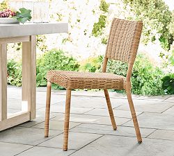 Huntington Wicker Stacking Outdoor Dining Chair