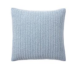 Open Box: Honeycomb Quilted Sham, Euro, Set of 2 - Chambray