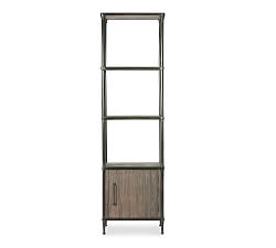 Juno Reclaimed Wood Bookcase with Door