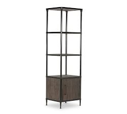 Juno Reclaimed Wood Bookcase with Door