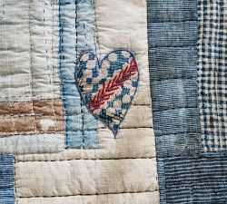 Love Handcrafted Reversible Quilted Sham