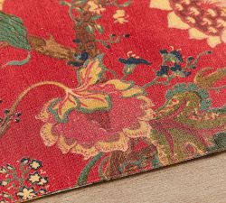 Dahlia Floral Reversible Cotton/Linen Placemats - Set of 4